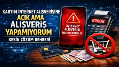 Kart internet alışverişine açık ama işlem reddedildi hatası çözüm görseli