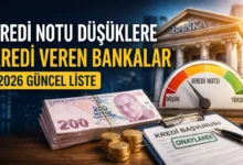 Kredi notu düşük olanlara kredi veren bankalar 2026 güncel liste görseli